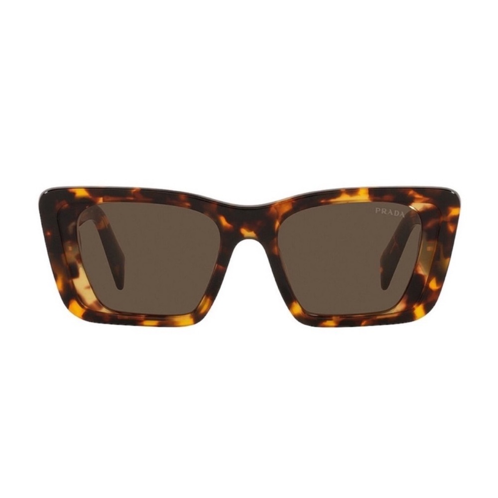 PRADA Symbole Evolution Square Brown Tortoiseshell Sunglasses